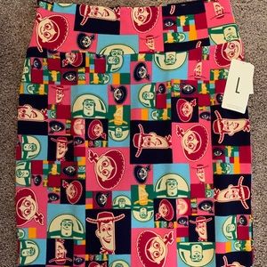 NWT Lularoe Disney Cassie Skirt  Toy Story
